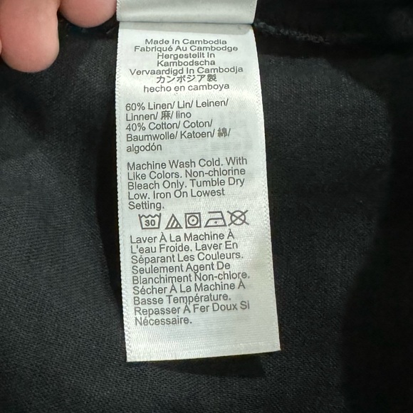 New! J. Crew Factory Linen-blend Button-back Shell Tank Top Size 3X - Picture 5 of 8